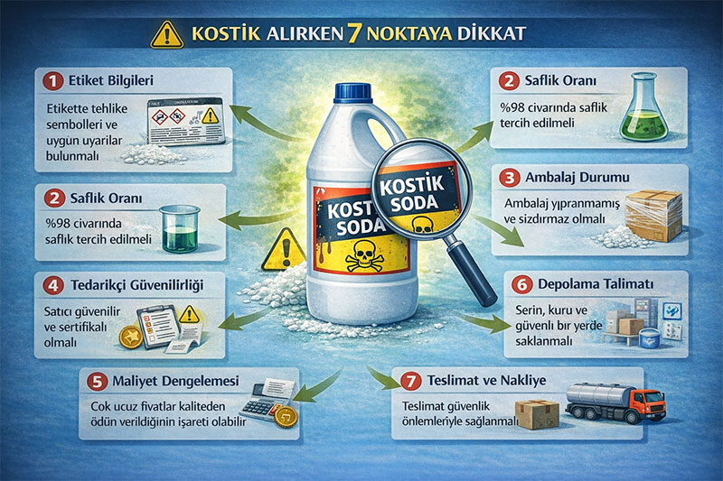 Kostik Alırken 7 Noktaya Dikkat - Pozitif Kimya kostik alırken dikkat